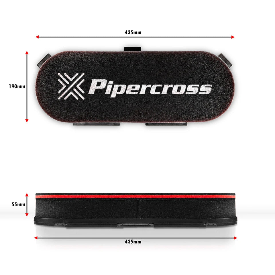Pipercross PXC600 Air Filter Box Style 55mm High
