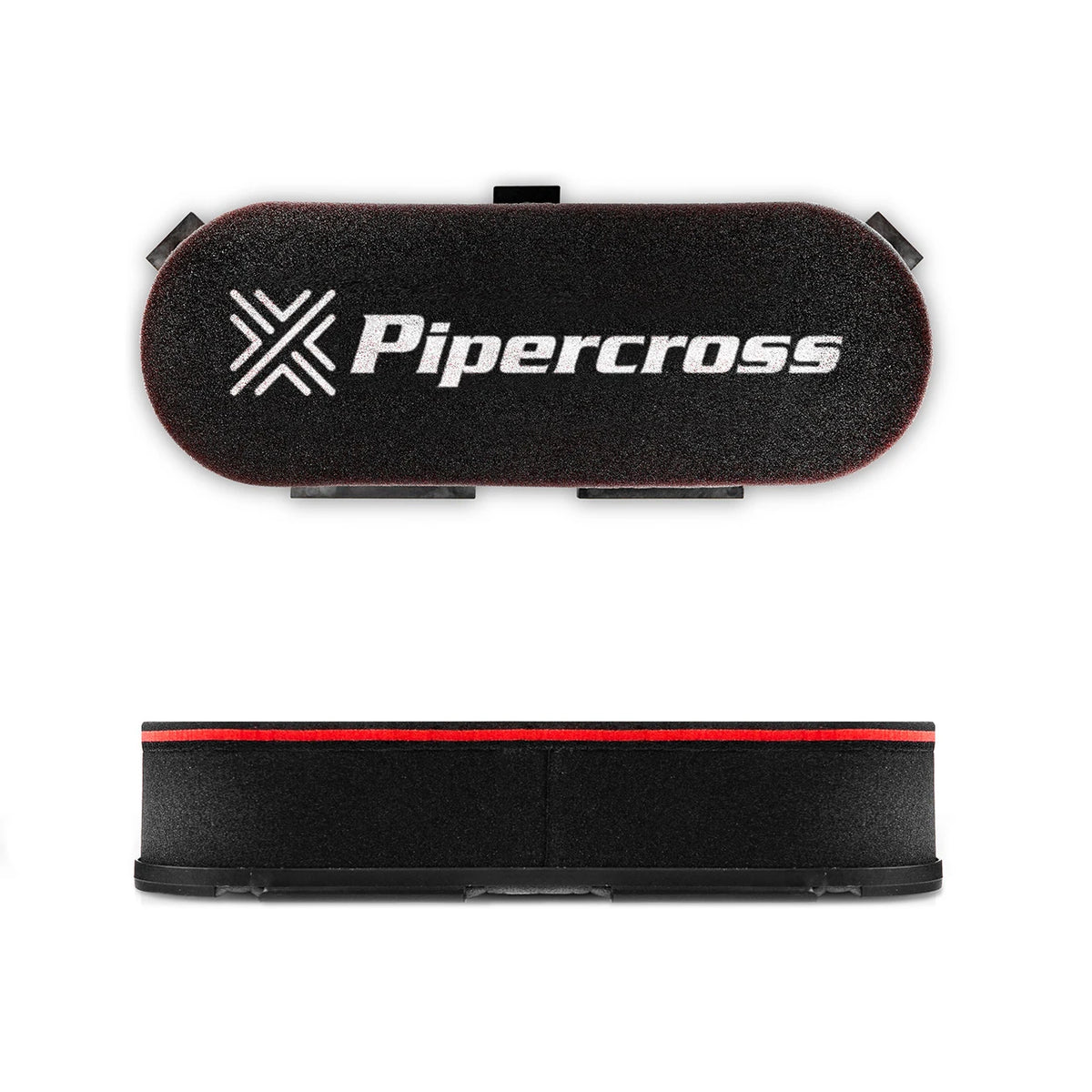 Pipercross C6000 Twin Throttle Body Foam Air Filters - Straight side