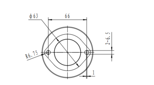 Air Horn Spun Alloy 40X50mm CRT40X50