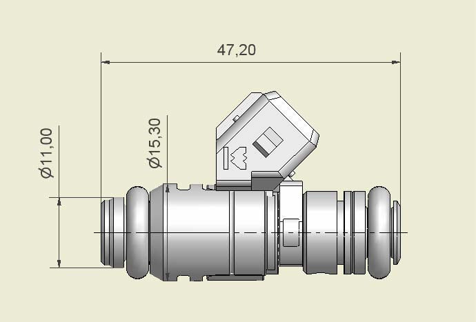 IWP189 Fuel Injector 510cc/min 12 hole