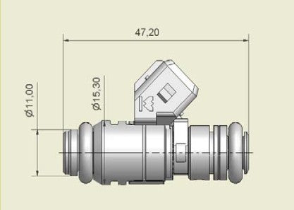 IWP069 Fuel Injector 490cc