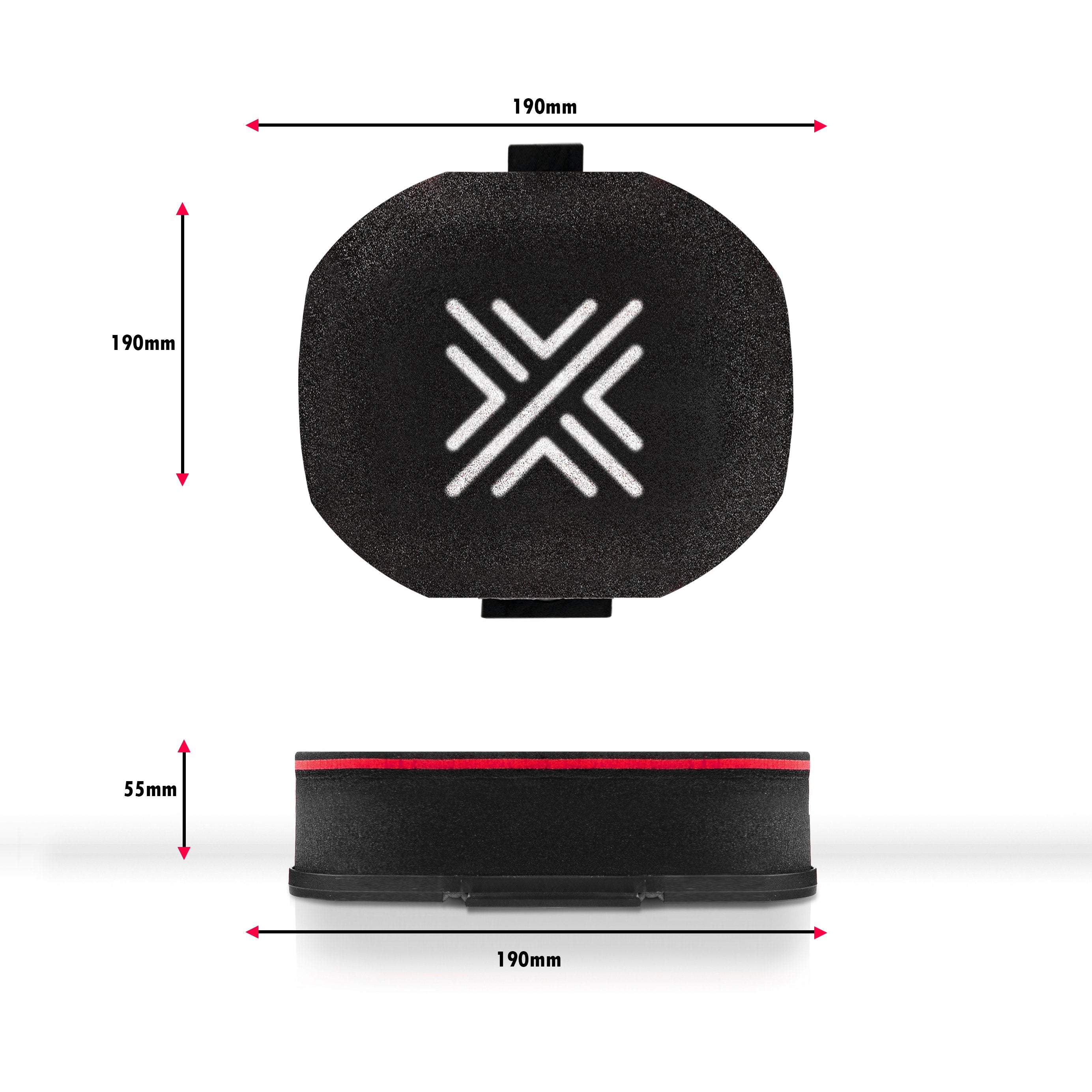 Pipercross PX300 Air Filter Box Style 55mm High
