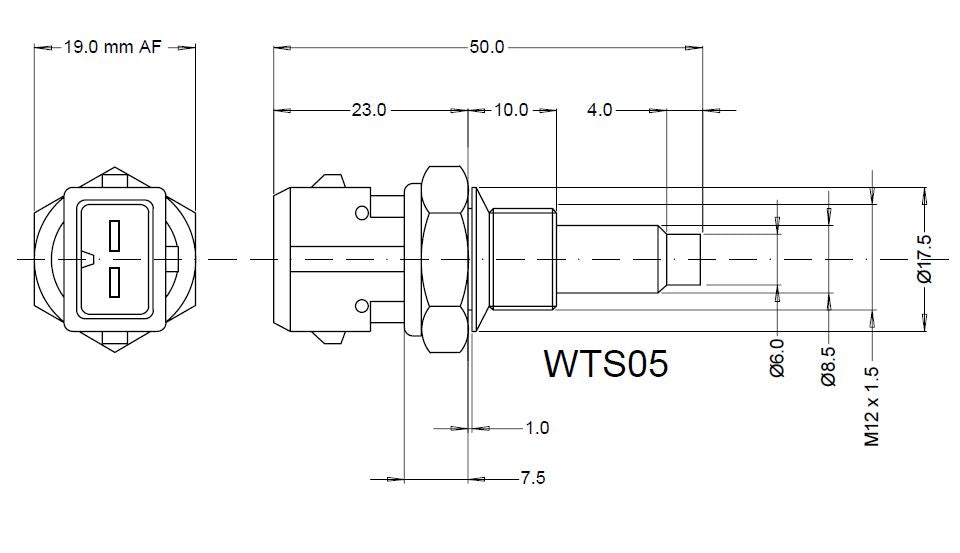 WTS05 Fluid Temperature Sensor